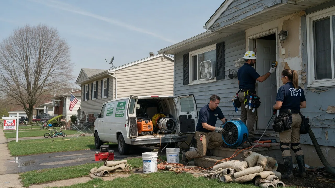 Flood Cleanup in Dubuque, IA near me