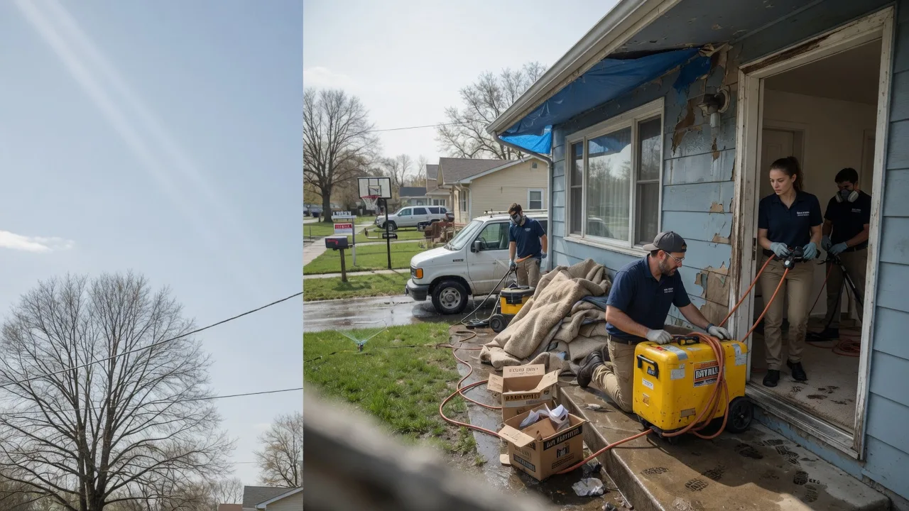 Basement Flood Cleanup in Dubuque, IA near me